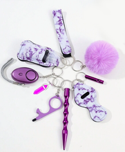 Load image into Gallery viewer, Alarm Keychain-Purple
